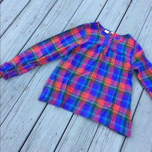 NWT Gap kids plaid tunic